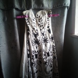 Forever black and white dress